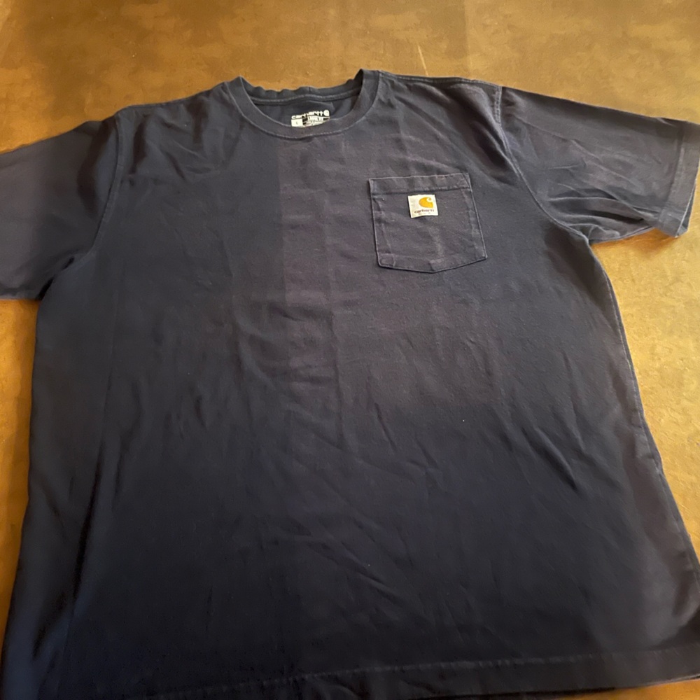 Carhartt Men's Dark Blue Short Sleeve Tee